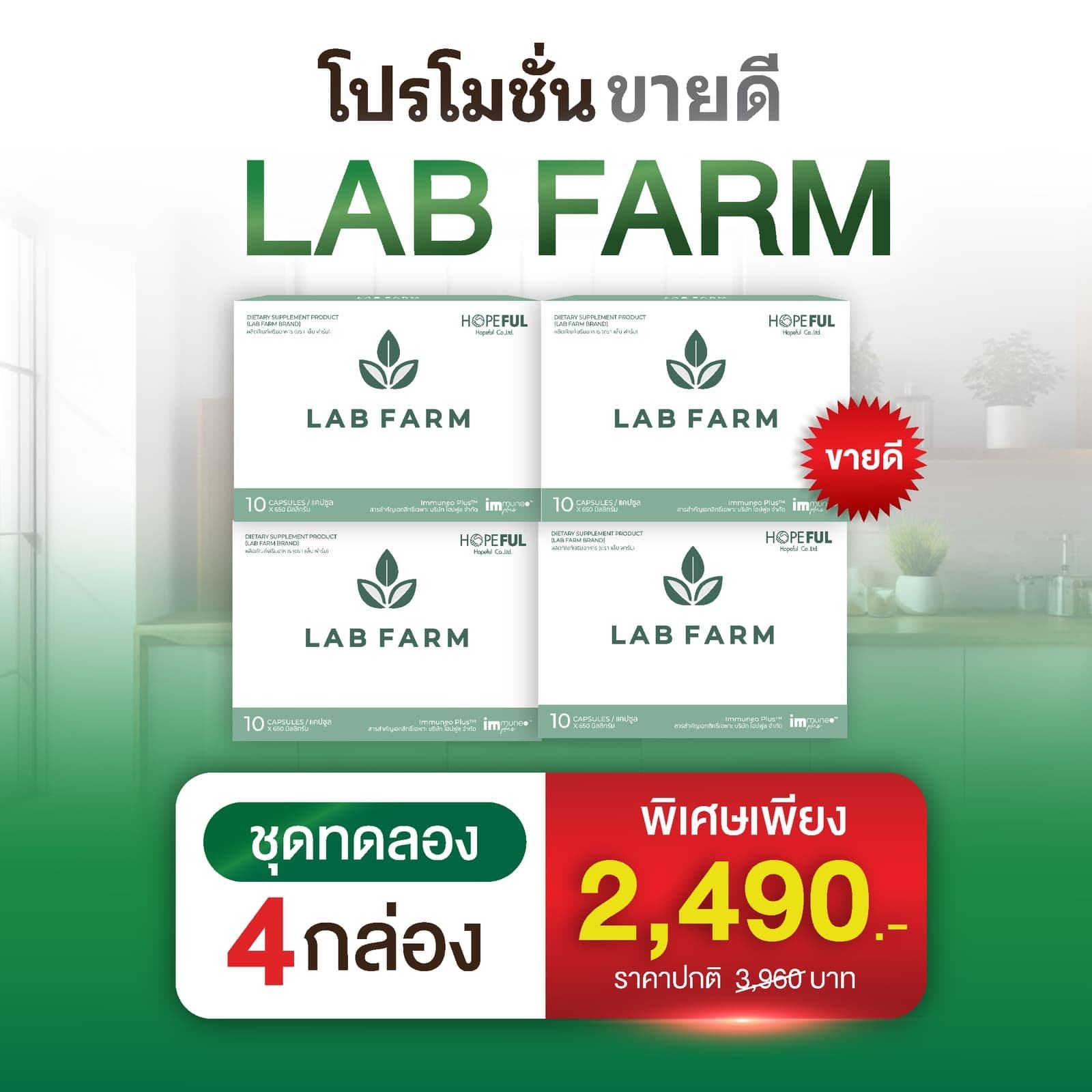 โปรโมชั่น ชุดเริ่มต้น 4 กล่อง